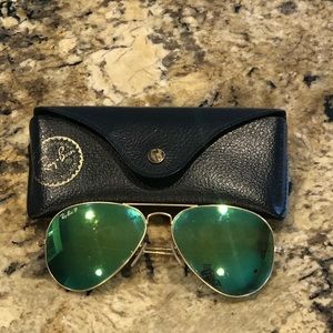 Polarized ray ban aviators